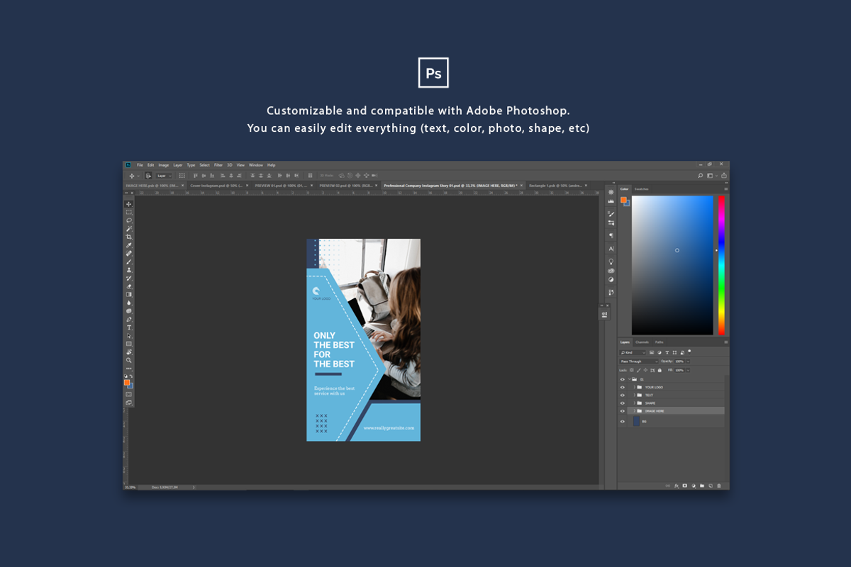 Professional Company Instagram, a Social Media Template by peterdraw (Photo 4 of 5)