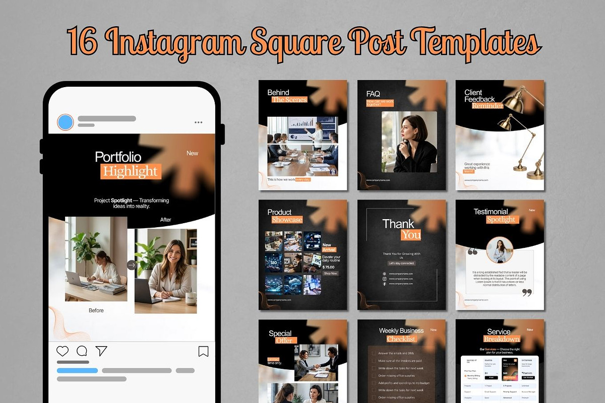 Business Social Media Templates Kit, a Social Media Template by Arslan (Photo 2 of 6)