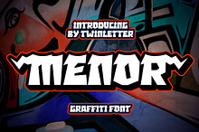 MENOR - Display Graffiti Style Font