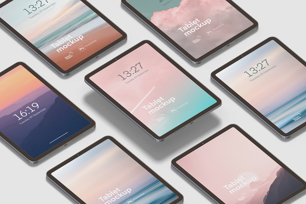 Tablet Mockups, an iPad Mockup by graphiccrew (Photo 25 of 25)