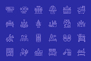 Hotel and Hospitality Icon Set, an Outline Icon by Prosymbols (Thumbnail 7 of 8)