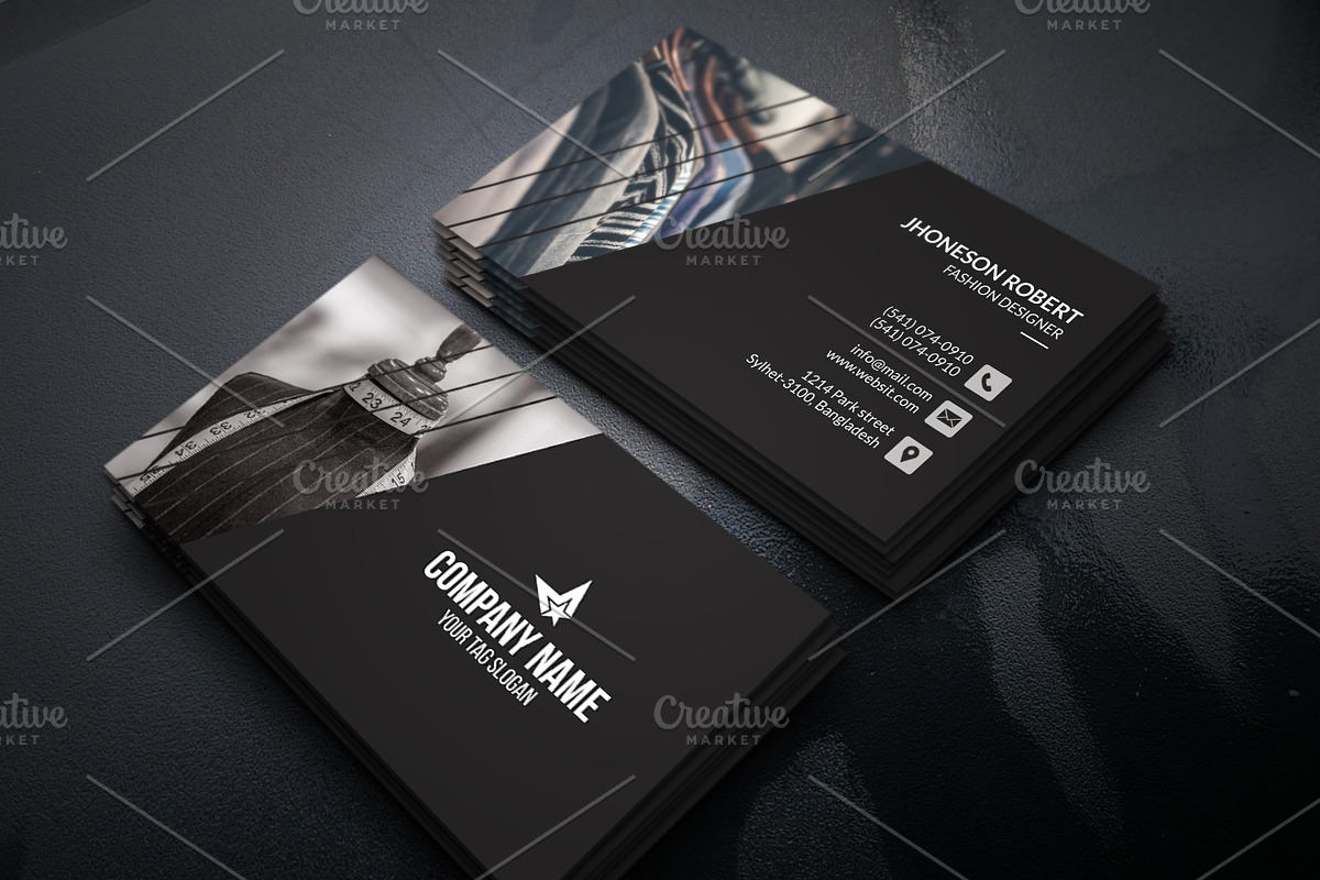 Fashion Business Card, a Business Card Template by Helal Shop (Photo 2 of 4)