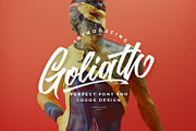 Goliath script font, a Script Font by kavoon (Thumbnail 1 of 13)