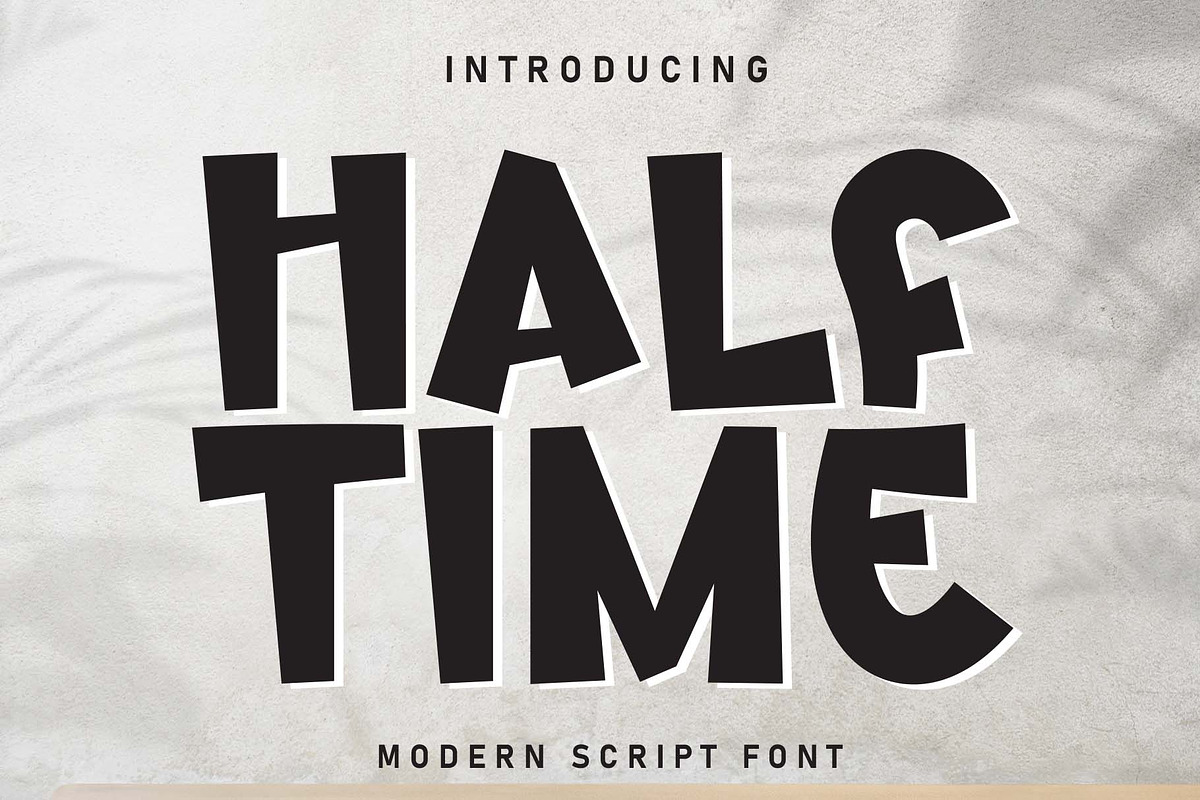 Half Time | Script Font, a Script Font by Scratchones (Photo 1 of 8)