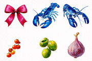 Italian Summer Clipart, an Illustration by DreamArtGraphic (Thumbnail 7 of 8)