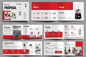 Business Proposal Design Landscape, a Brochure Template by MightyDesign