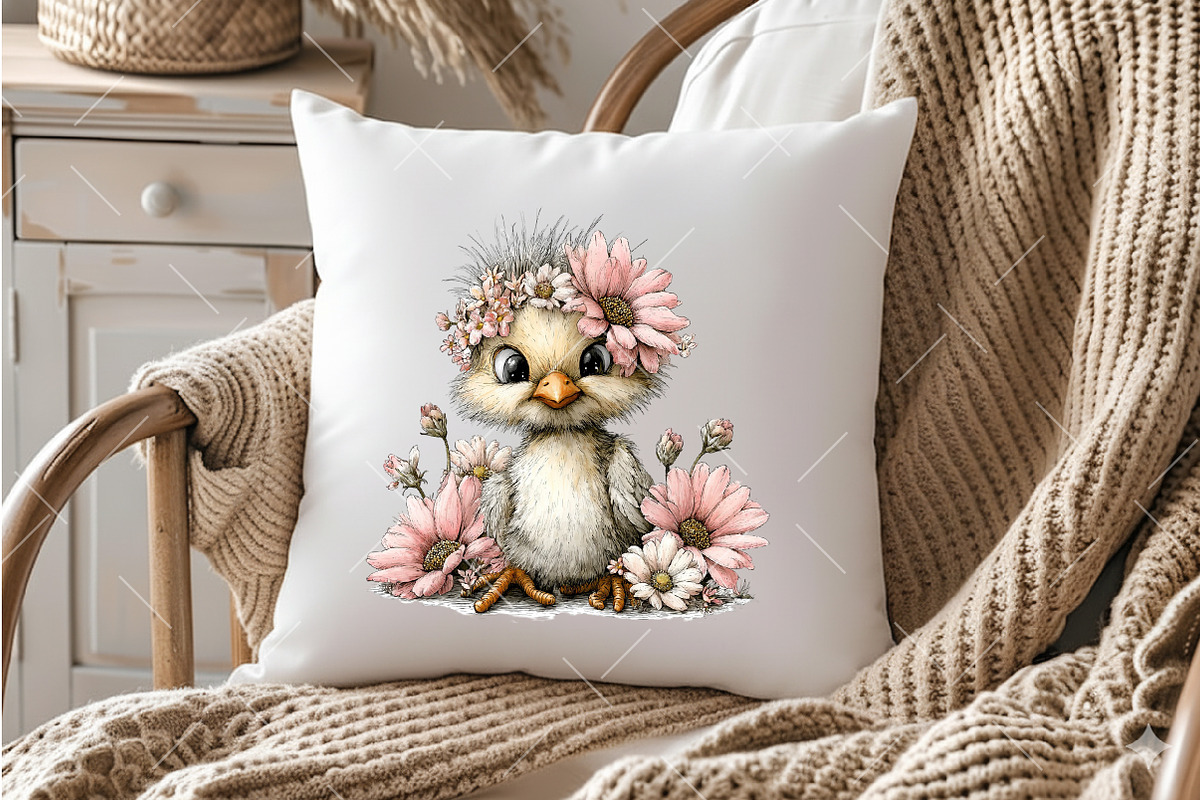 Whimsical Spring Farm Animals Clipar, an Illustration by OK Design (Photo 6 of 6)