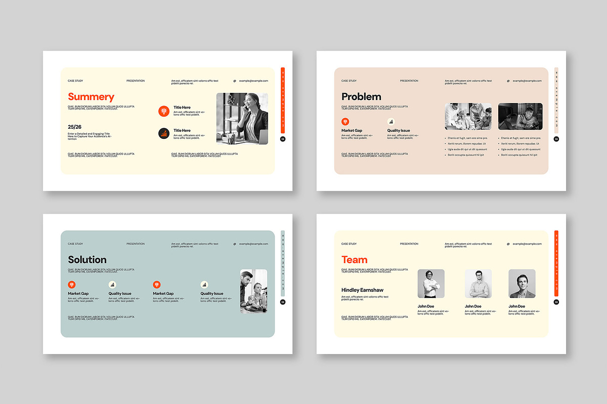 Case Study Presentation Template, a Presentation Template by Mighty-Slide (Photo 3 of 5)
