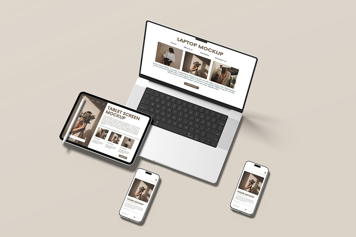 Multi Device Mockup, a Device Mockup by ZifaraDesign (Photo 9 of 9)