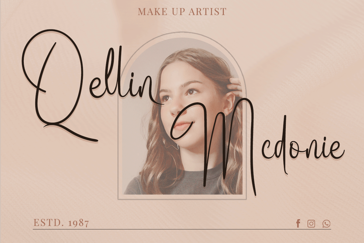 Adigussto, a Script Font by twinstd (Photo 8 of 14)
