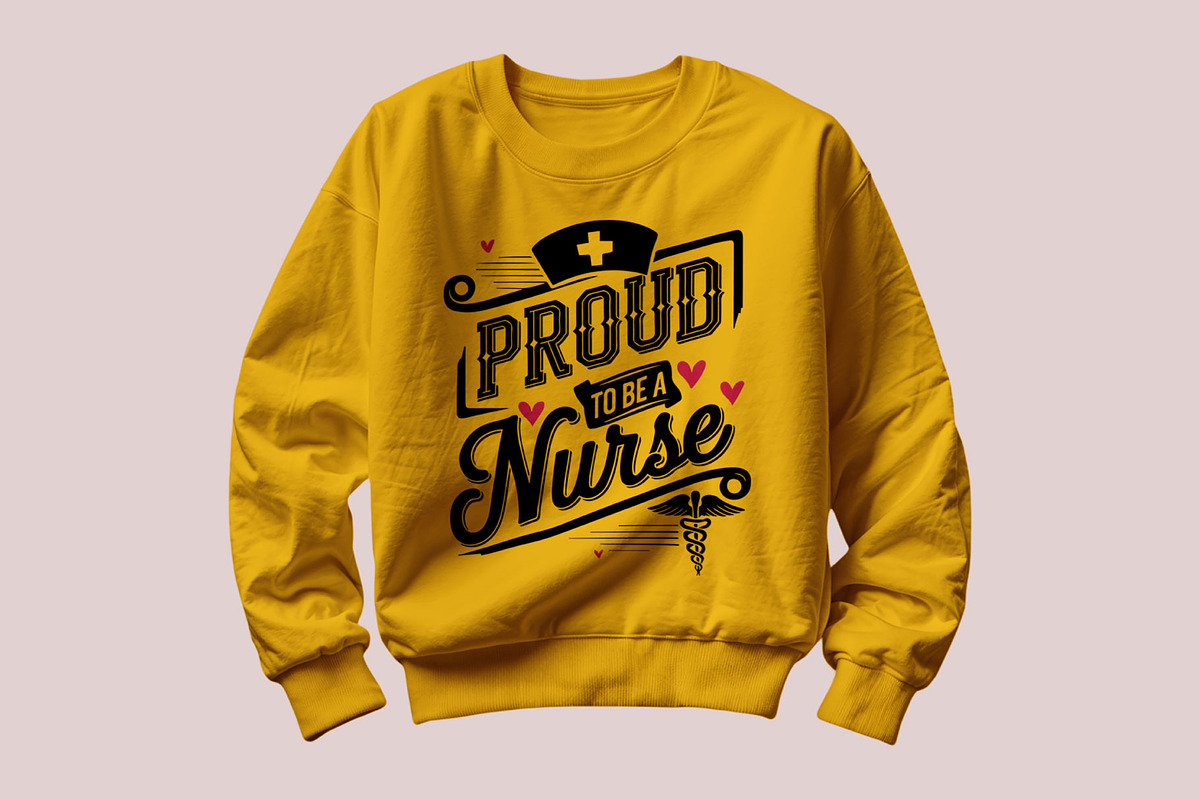 Proud to Be a Nurse Shirt Design, a Graphic by Vector Portal (Photo 2 of 5)