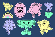 Neon - Retro Sticker Pack, an Object Graphic by Alina Sh (Thumbnail 6 of 12)