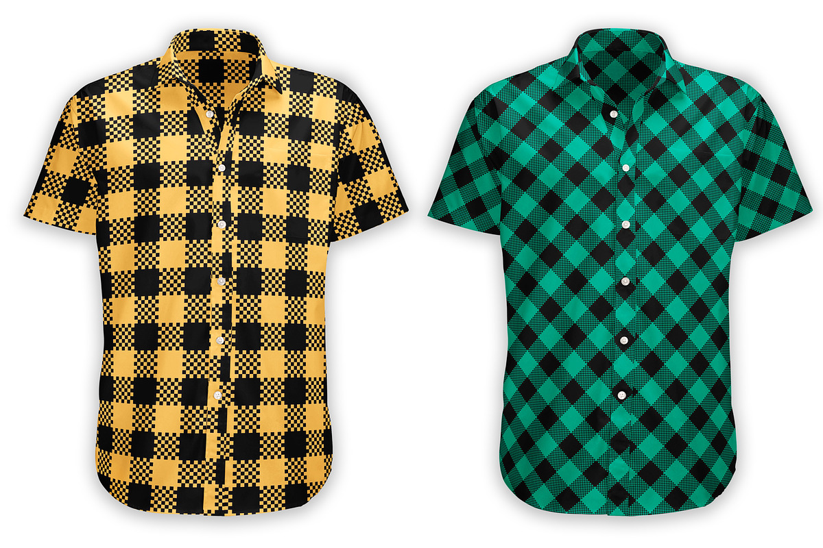 Set Lumberjack Plaid Pattern, a Pattern Graphic by Vectorchoice (Photo 3 of 8)