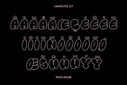 Retro Love Font - Bubble Font, a Handwritten Font by ariodsgn (Thumbnail 3 of 7)
