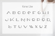 Koras Font, a Symbol Font by Alex Blogoodf (Thumbnail 2 of 8)