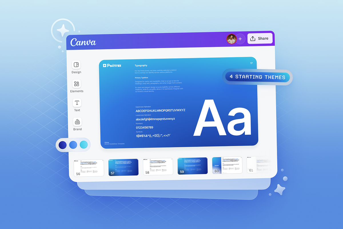 Prime Brand Guidelines • Canva, a Branding & Logo Template by Vasil Enev (Photo 10 of 11)
