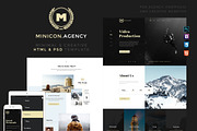 Minicon HTML and PSD Template, a HTML Template by PSDFY (Thumbnail 1 of 10)