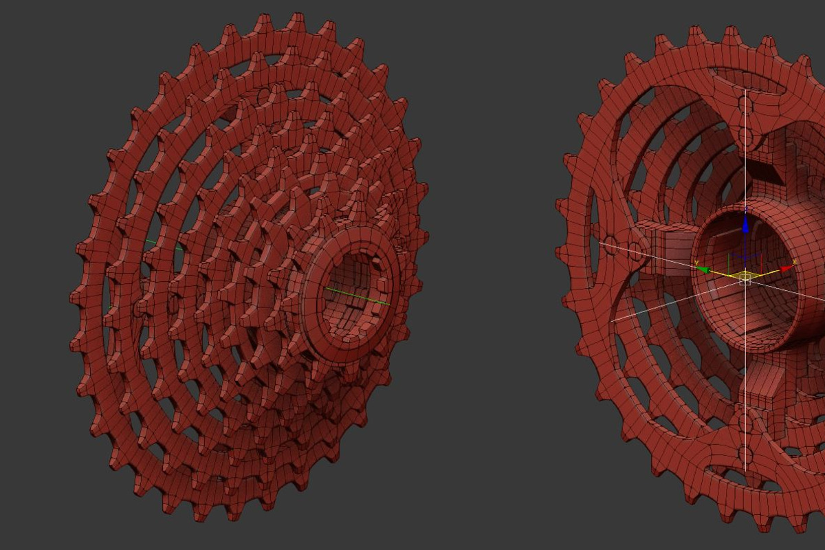 Mountain Bike Sprocket Set, an Object 3D Model by kjpargeterimages (Photo 5 of 5)