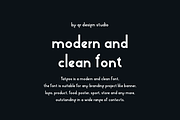 Yatgos - Clean & Minimal Font, a Sans Serif Font by QR Design Studio (Thumbnail 4 of 7)