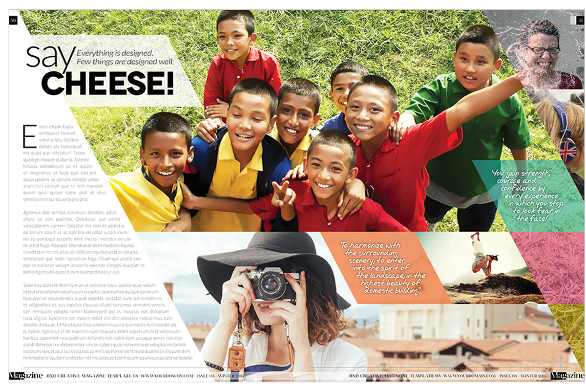 Magazine Template InDesign 04, a Magazine Template by Love Graphic Design (Photo 34 of 34)