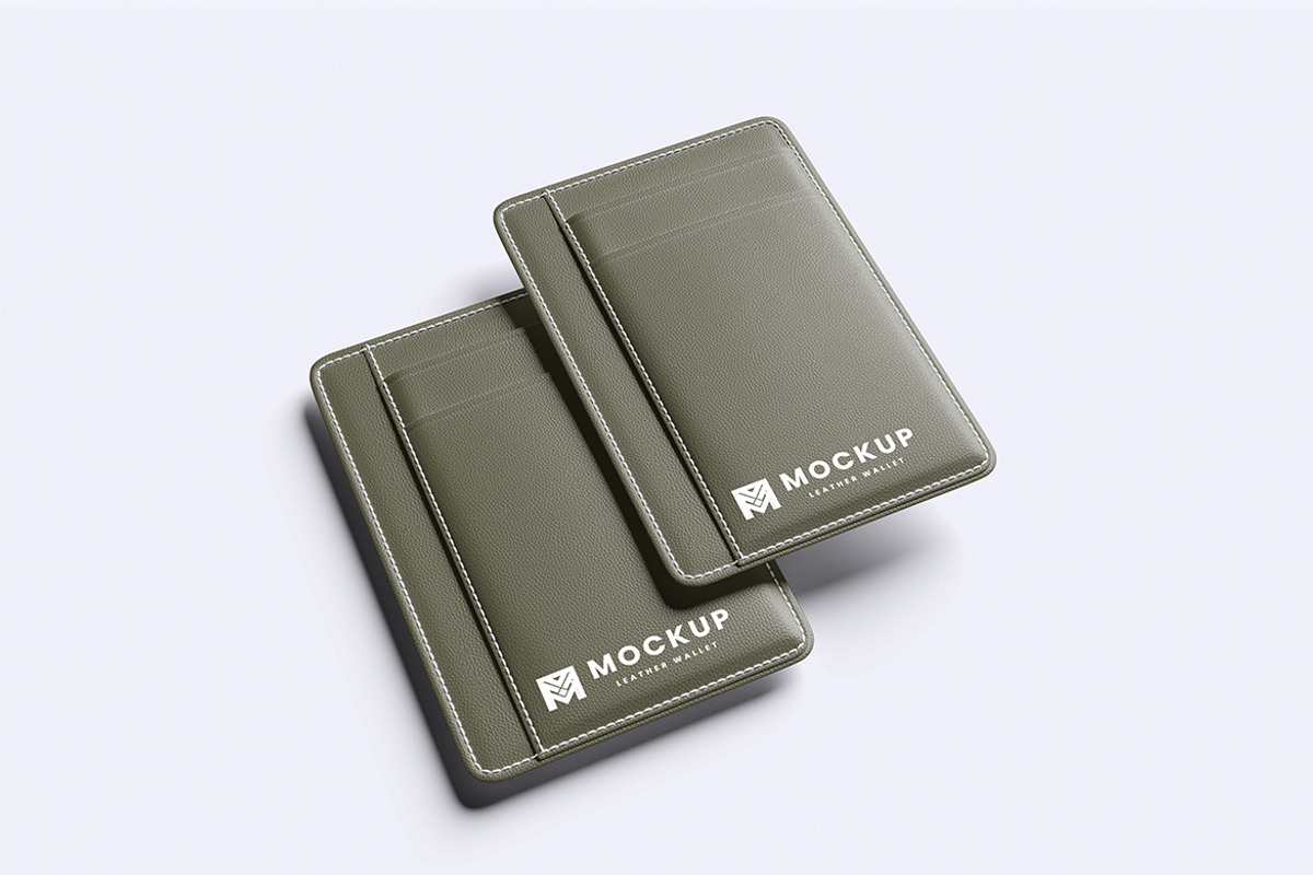 Elegant Wallet Mockup, a Merchandise Mockup by Pikachudesign (Photo 4 of 5)