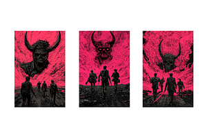 Color ink sketch horror movie, an Illustration by Stock-Smart-Start