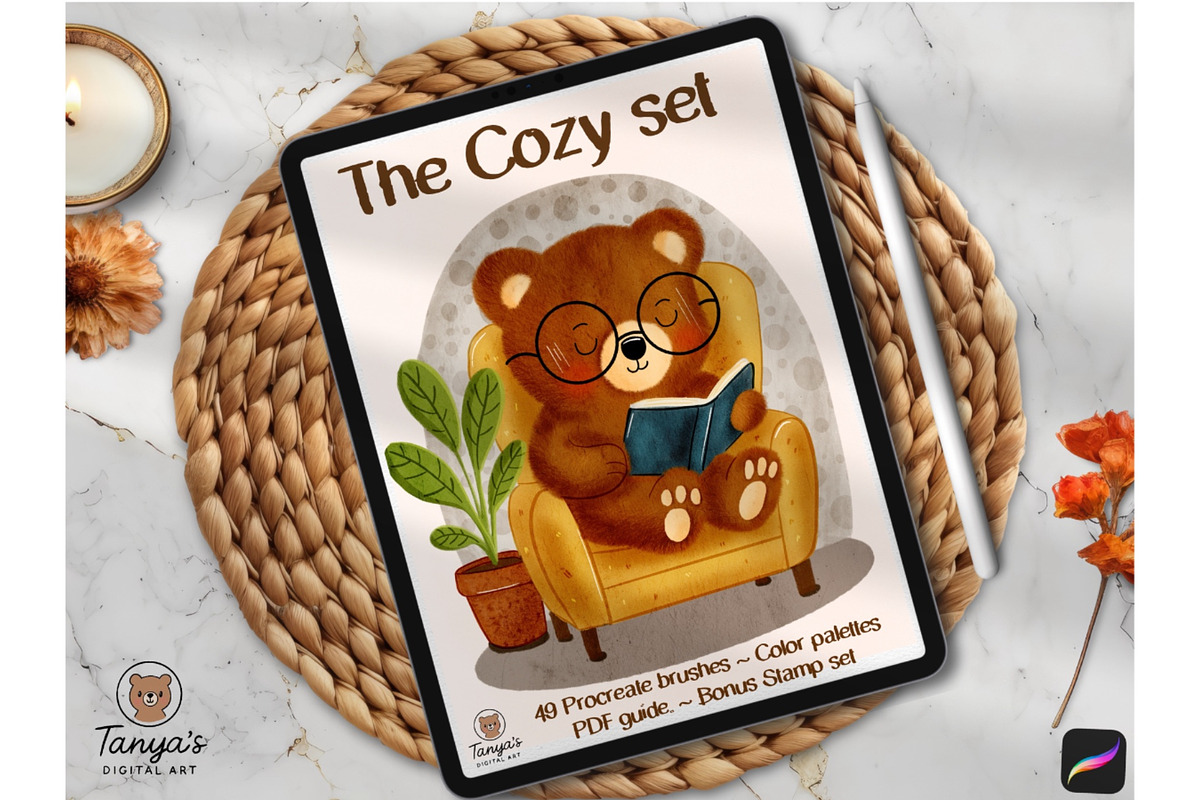 The Cozy Brush set, a Brush Add-On by Tanya’s Digital Art (Photo 1 of 10)