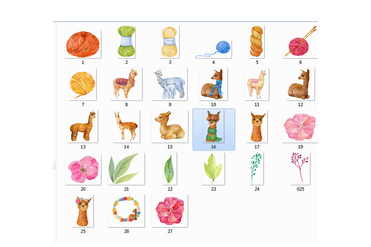 Alpacas and llamas .watercolor, an Animal Illustration by MitrushovaArt (Photo 7 of 7)