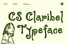 CS Claribel – Decorative Font