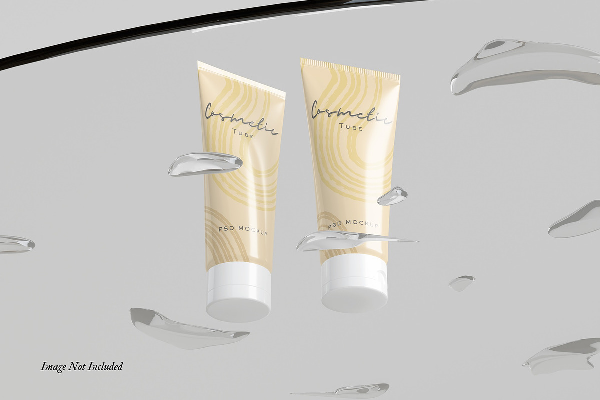 Cosmetic Tube Mockup V1, a Packaging Mockup by DSNA Mockup (Photo 2 of 5)