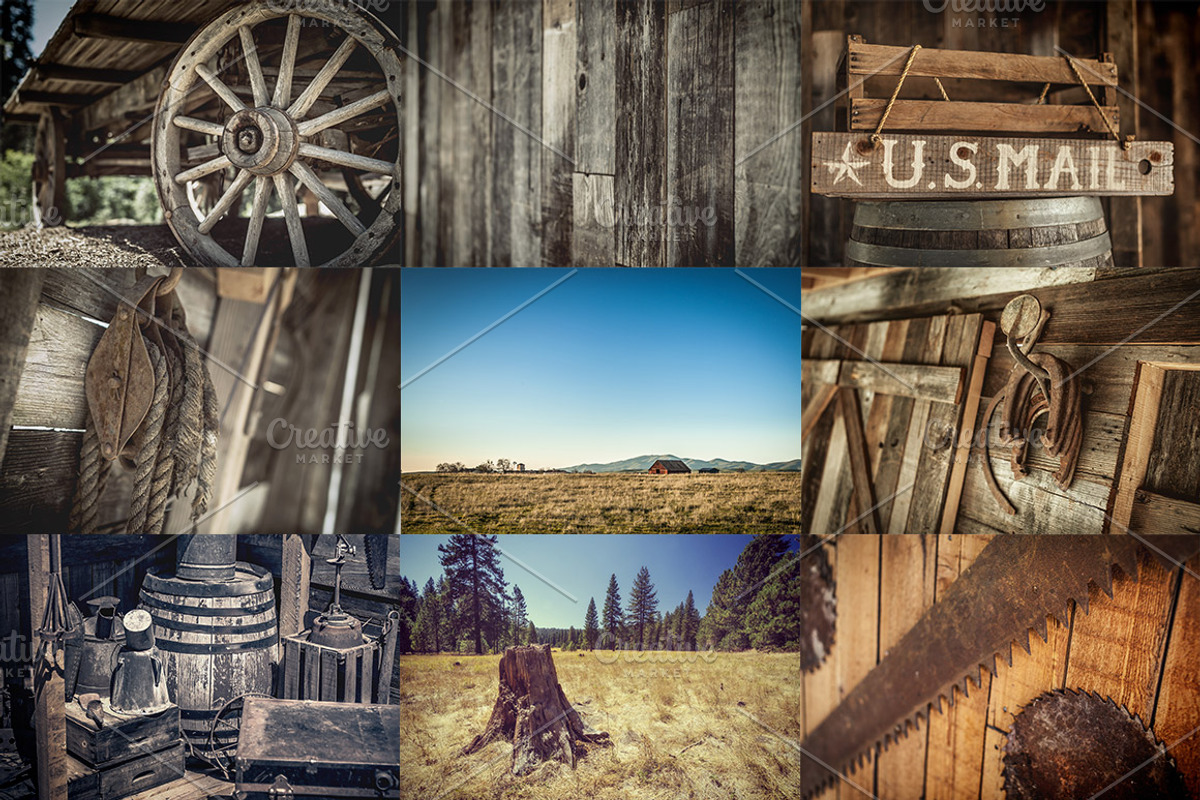 Weathered Wild West Photo Bundle preview 6