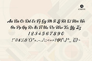 Retrocast - Retro script typeface, a Script Font by Attractype (Thumbnail 6 of 6)