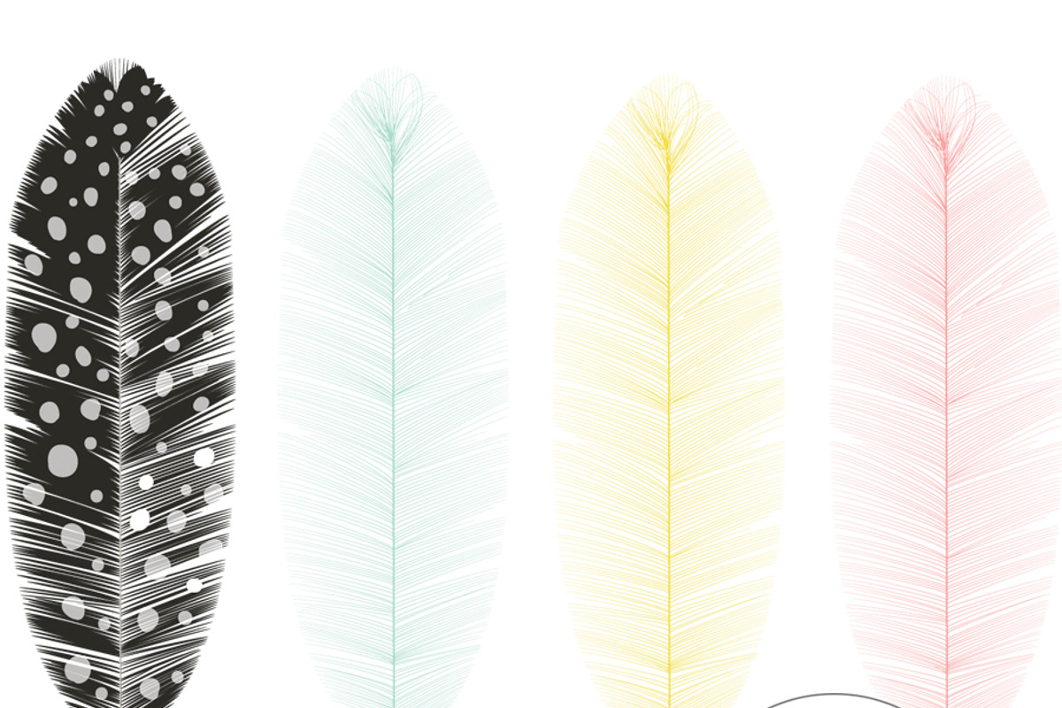 Feather Vector and PNG Graphics, a Texture Illustration by TheBlogLoft
