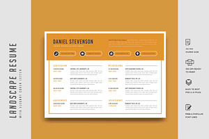 349. Landscape Resume Template