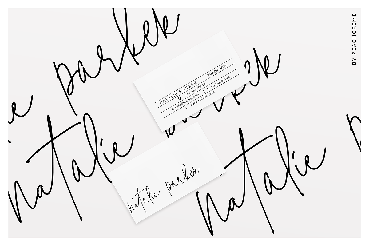The Styled Edit- Chic Ligature Font preview 8
