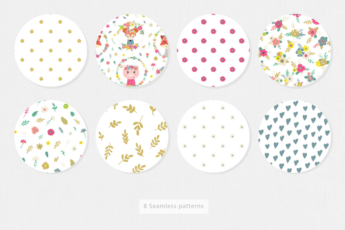 Cute Animals., an Animal Illustration by Luba Vega (Photo 8 of 9)