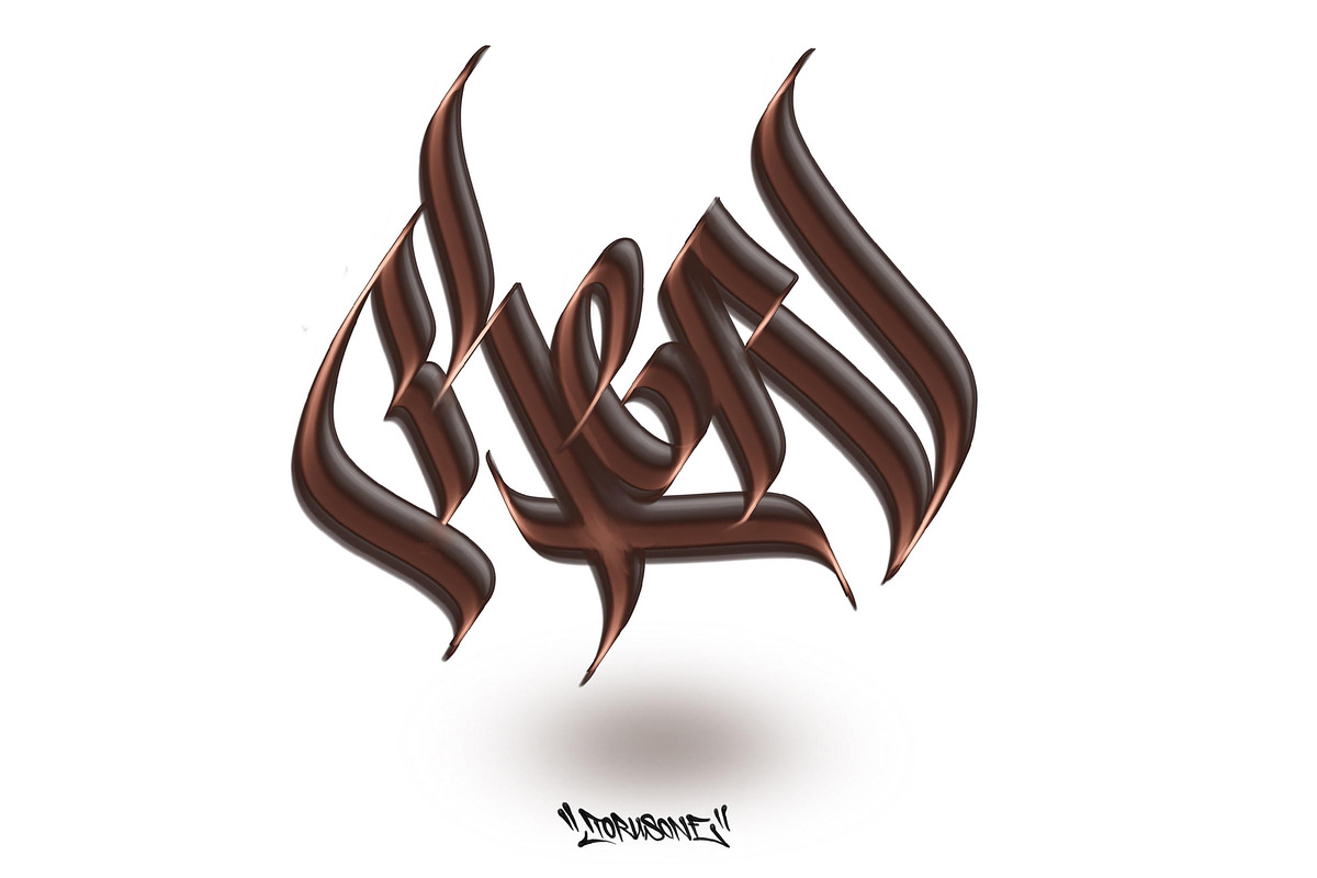 SICK Letters- 3d & Calligraphy, a Brush Add-On by Torus1