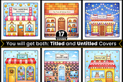 Bold Easy Cute Storefront, a Decorative Illustration by Design Station (Thumbnail 3 of 3)