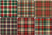 Christmas Plaid Tartan Digital Paper, a Pattern Graphic by Designking (Thumbnail 3 of 5)