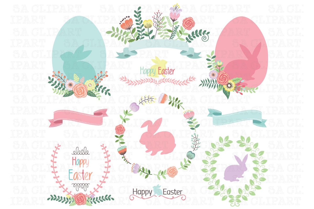 Easter ClipArt, an Illustration by SA ClipArt (Photo 1 of 2)