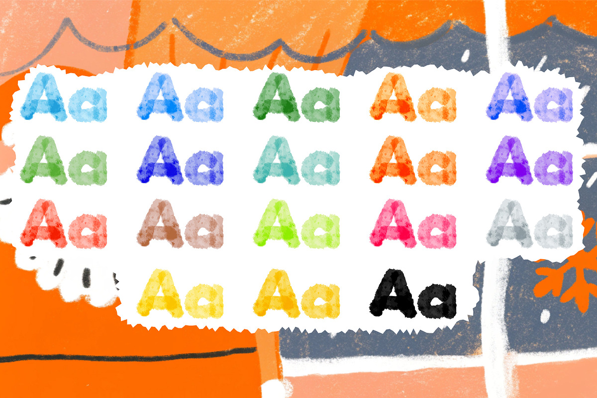 Winmas. OTF SVG Color family., a Symbol Font by Luxfont (Photo 8 of 8)