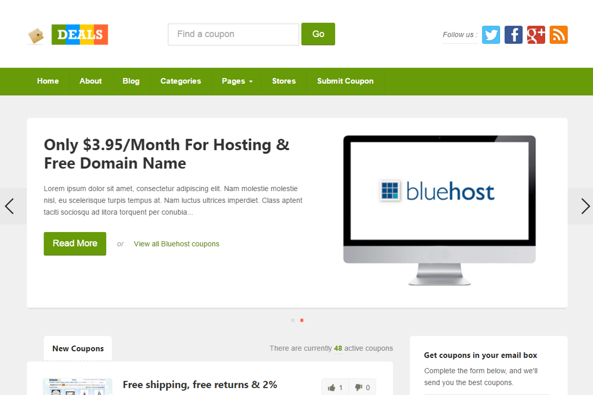 Deals WordPress Theme, a WordPress Template by Theme Junkie (Photo 4 of 4)