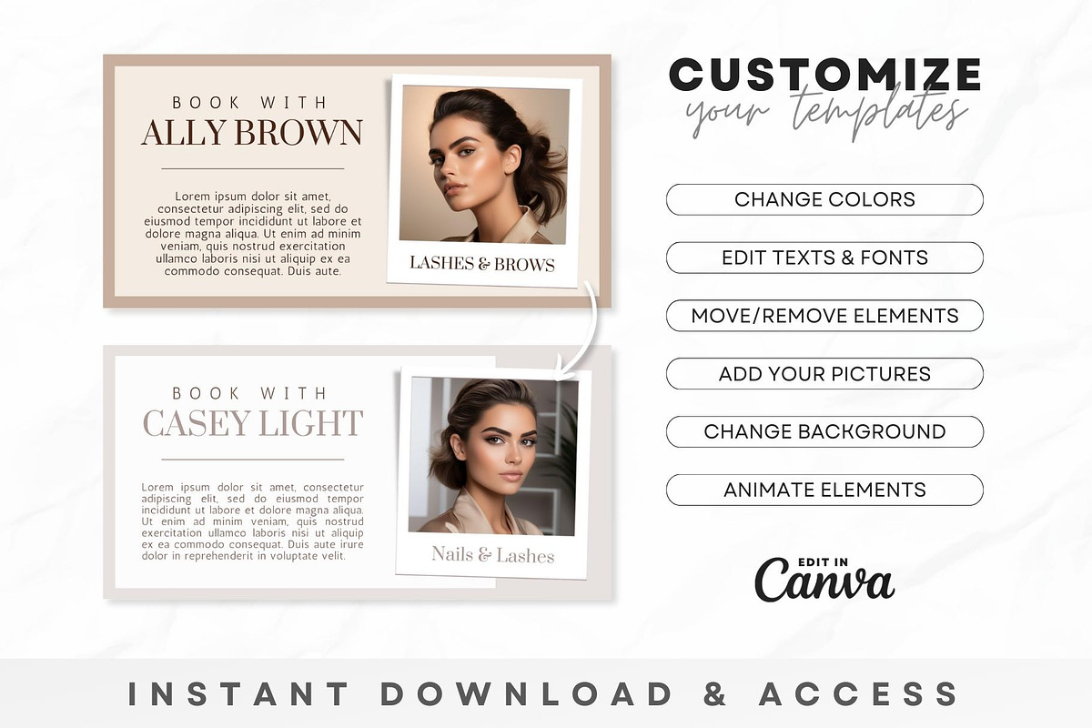 Lash Tech Acuity Scheduling • Canva, a Websites & App Template by OniriqveDesigns (Photo 4 of 8)