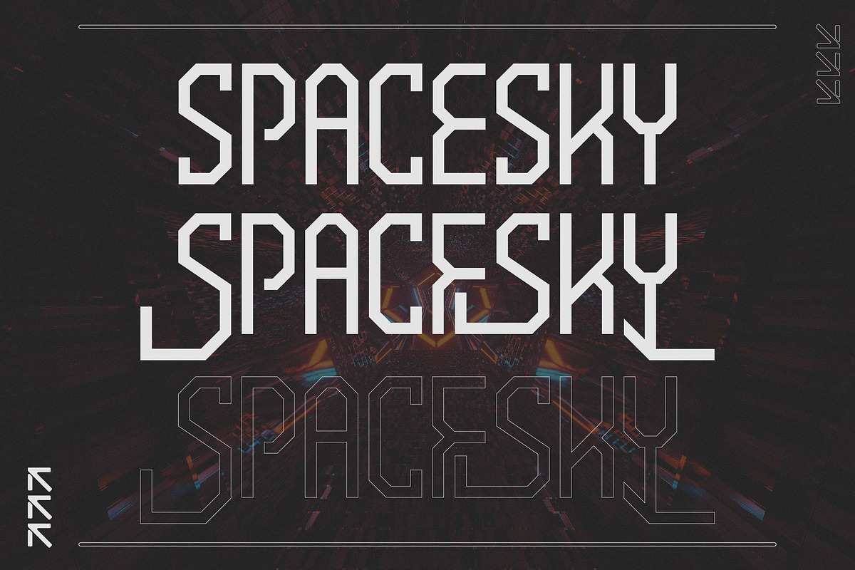 Neires | Cyber Future Font, a Sans Serif Font by Denustudios (Photo 6 of 14)