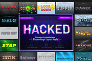 Photoshop Layer Style Bundle, a Layer Style Add-On by MRI STUDIO (Thumbnail 1 of 30)