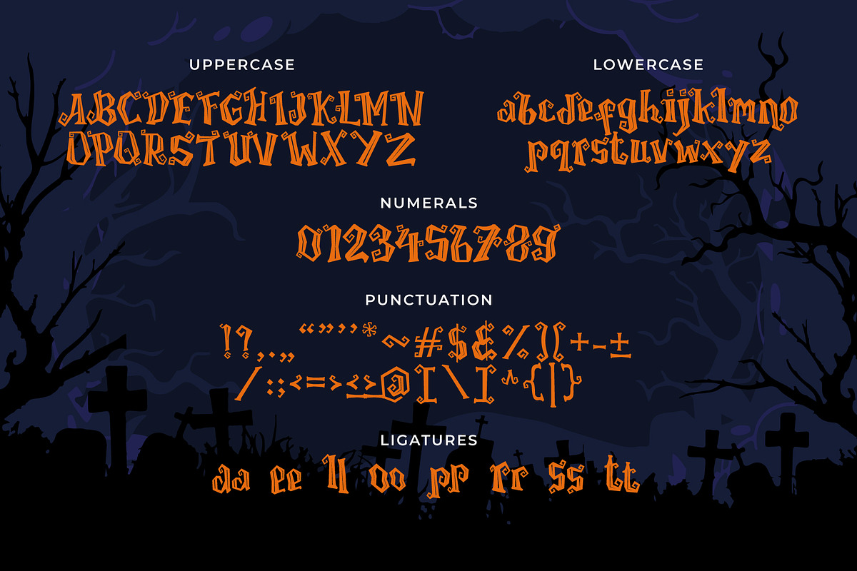 Monster Pumpkin, a Font by sancreastd. (Photo 5 of 5)