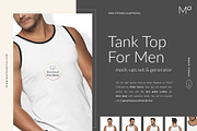 Men Tank Mock-ups Set FREE DEMO, a Books & Magazine Mockup by Apparel_Mockups (Thumbnail 1 of 24)