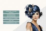 Roaring Twenties Clipart Bundle, a Person Illustration by BusyDaydesign (Thumbnail 7 of 9)