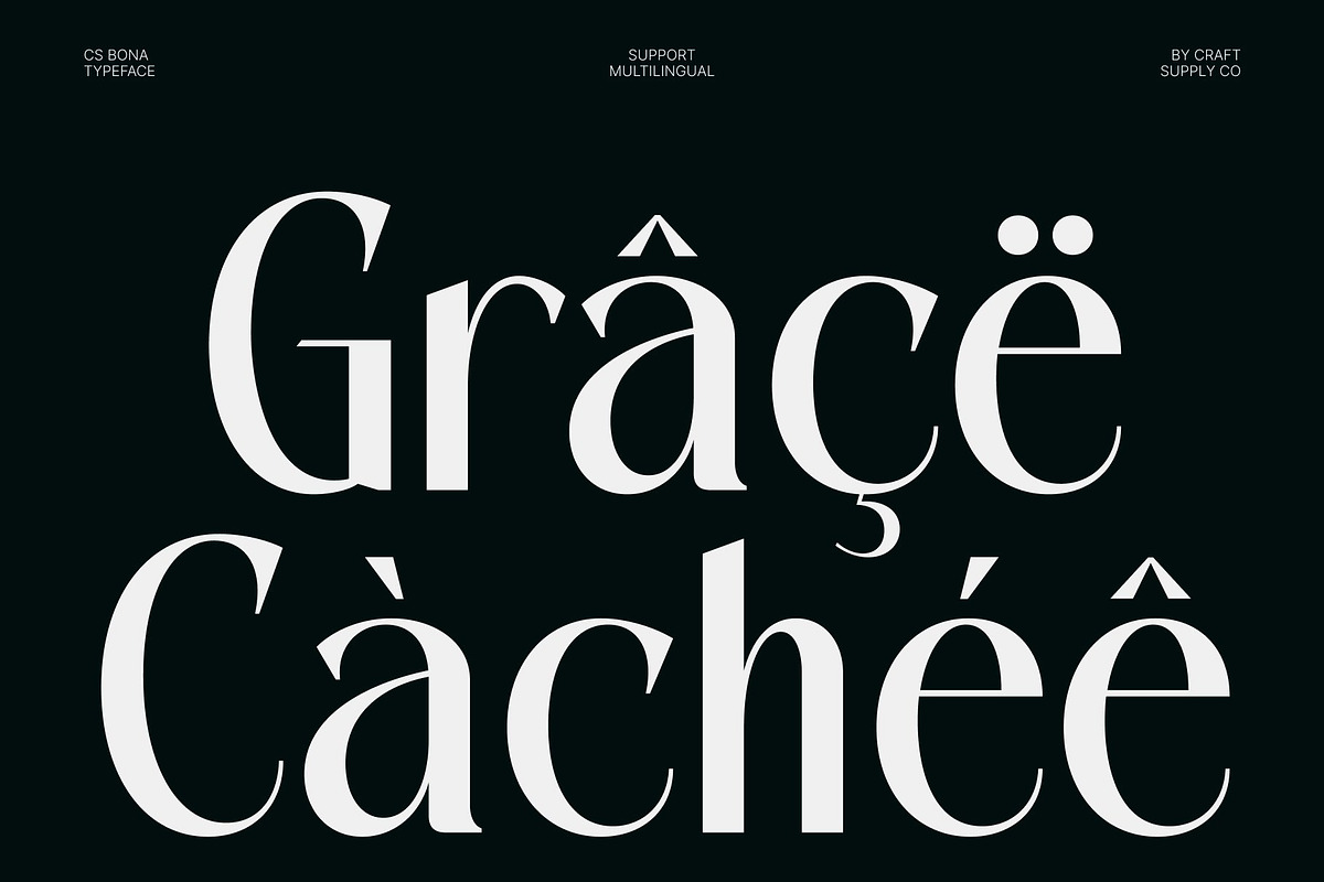 CS Bona – Modern Sans Serif, a Sans Serif Font by Craft Supply Co. (Photo 7 of 8)