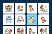 300 Business Flat Icons, an Emoji Icon by Prosymbols (Thumbnail 13 of 15)